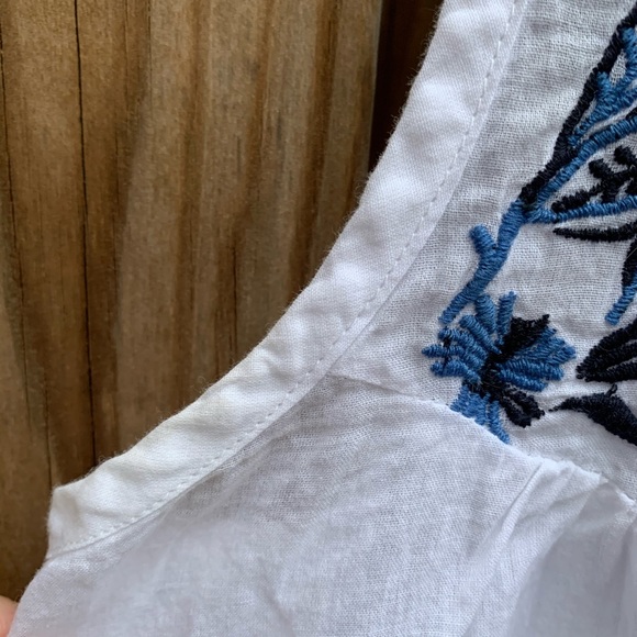 Earthbound Sleeveless Embroidered Semi-Sheer Top - Picture 10 of 10